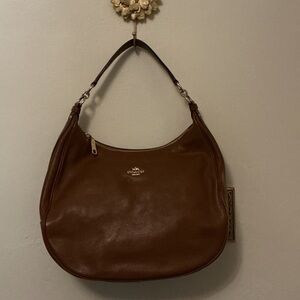 Coach Brown Leather Hobo Bag